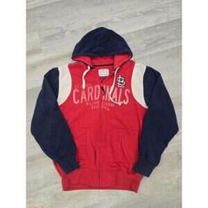St. Louis Cardinals Full-Zip Hoodie - G-III Sports Carl Banks Men's Medium VTG
